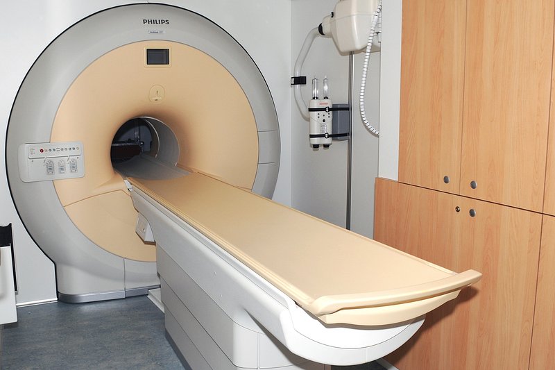 MRI scanner in a hospital
